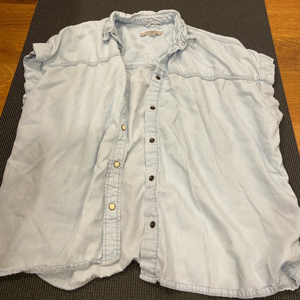 All Saints chambray shirt